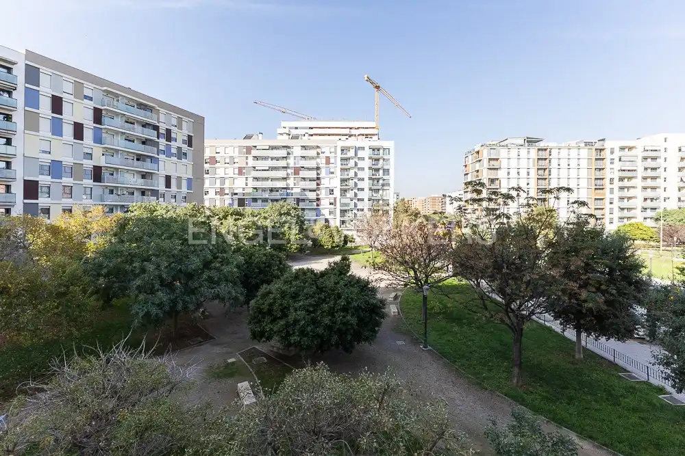 Terrace of Flat for rent in Valencia  with Air Conditioner, Heating and Parquet flooring