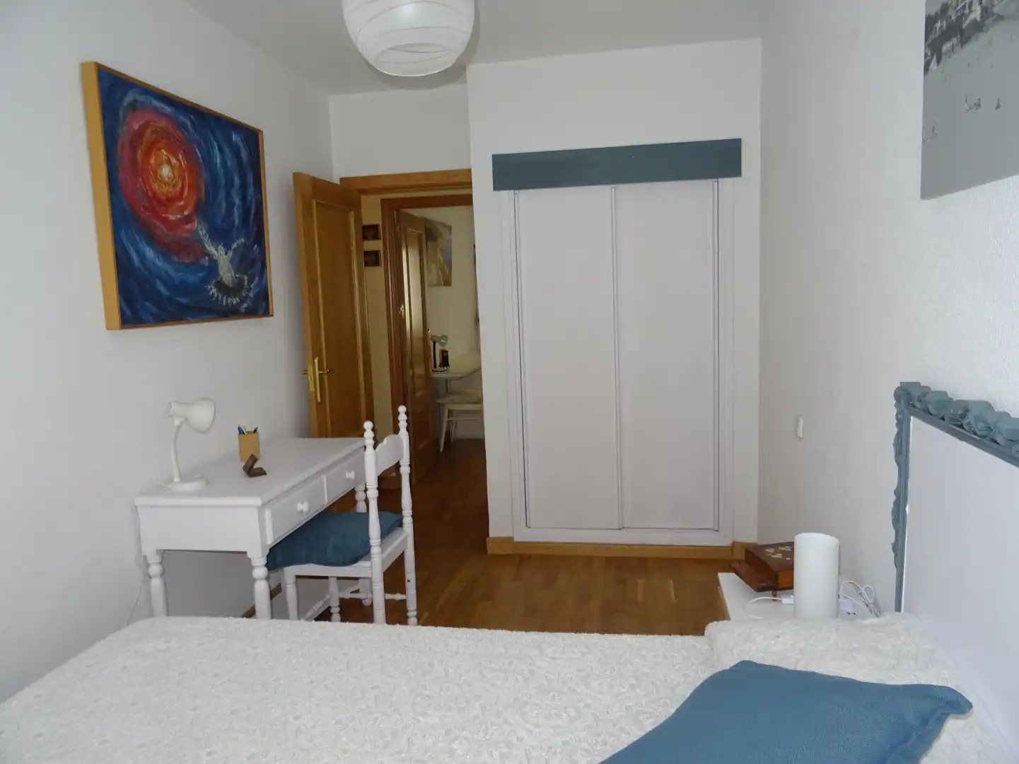 Bedroom of Flat for rent in Madrid  with Heating and Terrace