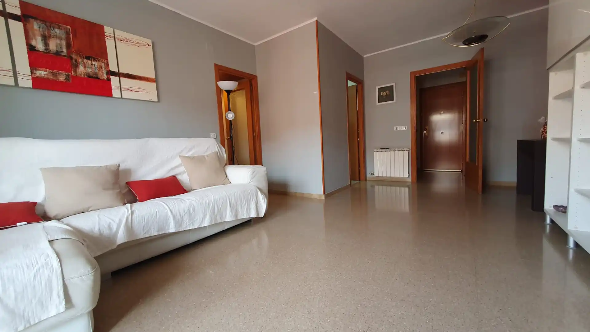 Sala d'estar de Pis en venda en Barcelona amb Aire condicionat, Calefacció i Balcó