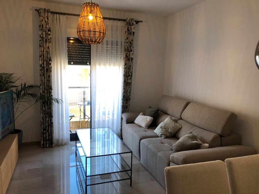 Living room of Flat for rent in Gandia  with Air Conditioner and Furnished