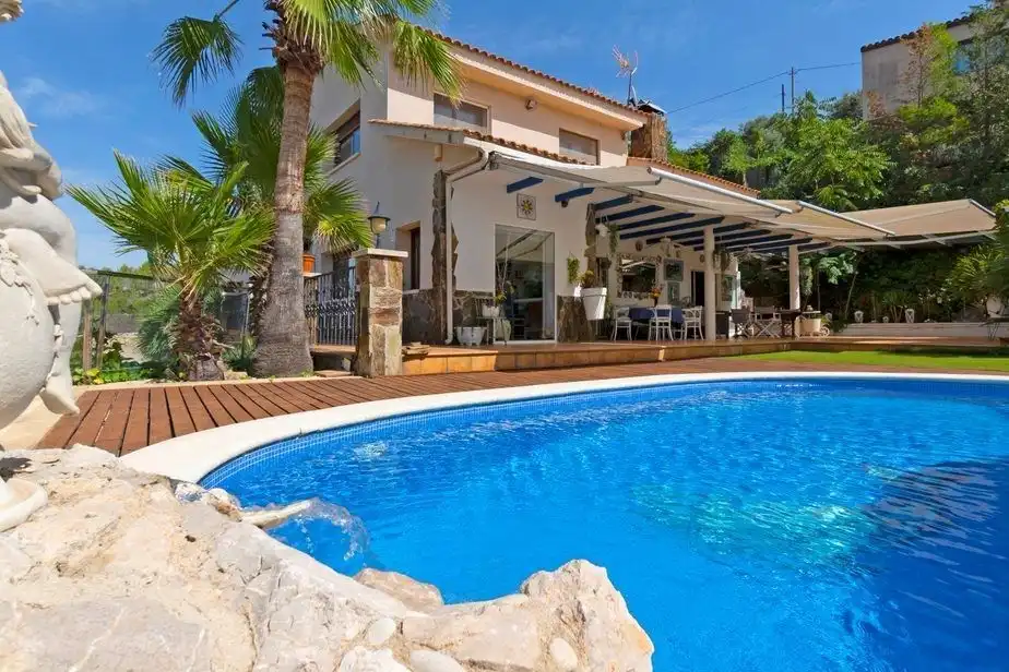 Piscina de Casa o xalet en venda en Olivella amb Aire condicionat, Calefacció i Jardí privat