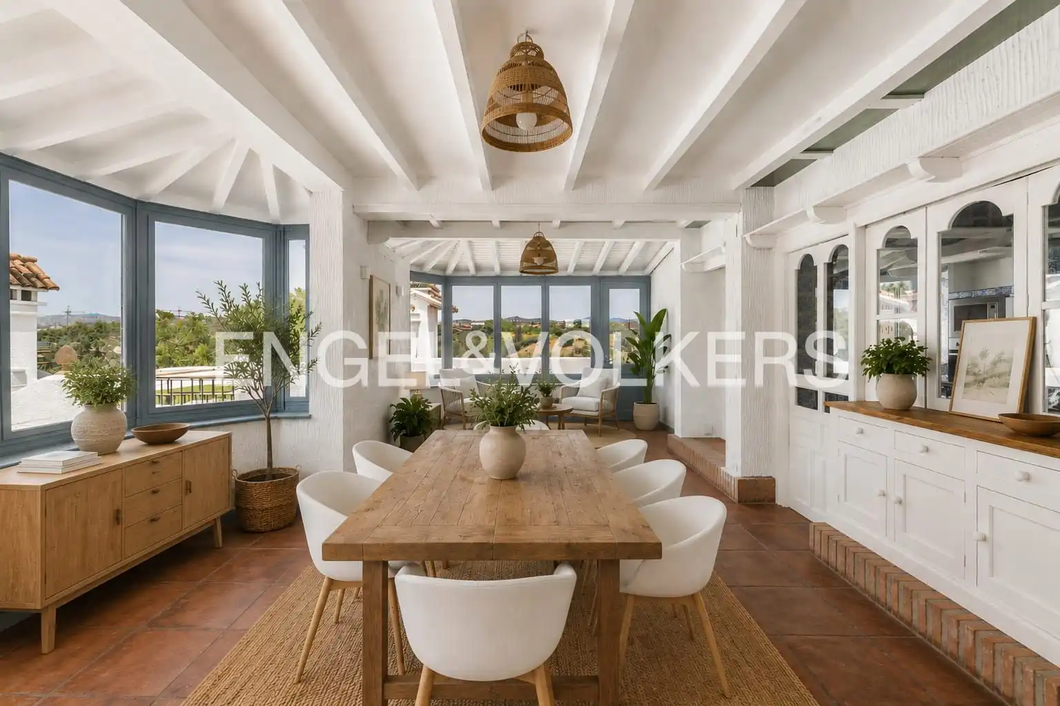 Comedor de Casa o chalet de alquiler en Las Rozas de Madrid con Calefacción, Jardín privado y Terraza