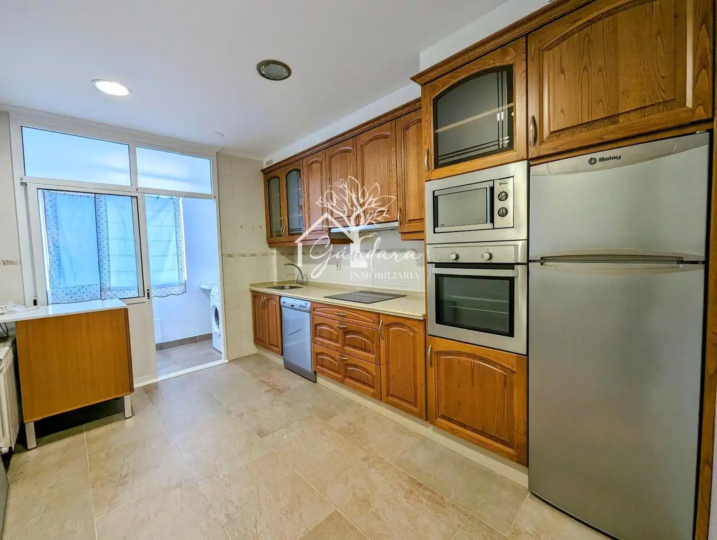Kitchen of Flat for rent in Narón  with Heating, Parquet flooring and Terrace