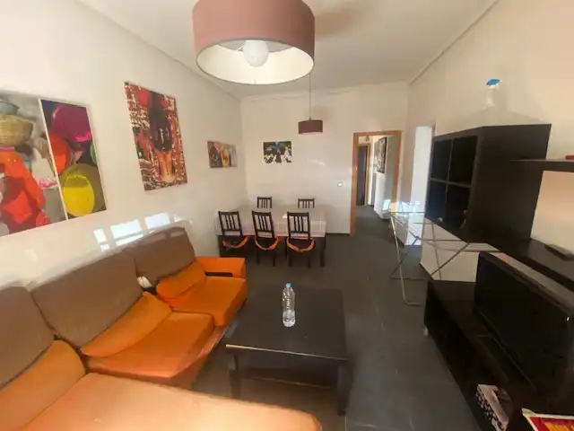 Sala de estar de Piso de alquiler en Sevilla con Aire acondicionado, Amueblado y Lavadora