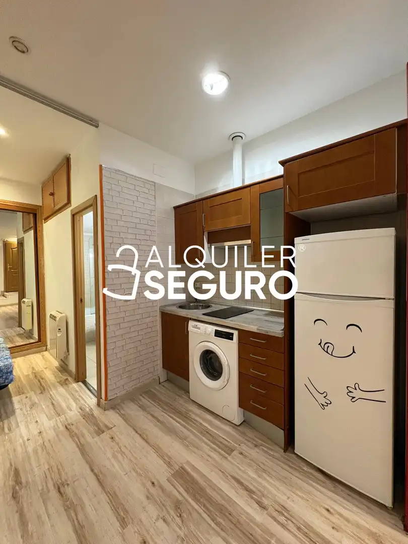 Cuina de Estudi de lloguer en Madrid amb Calefacció