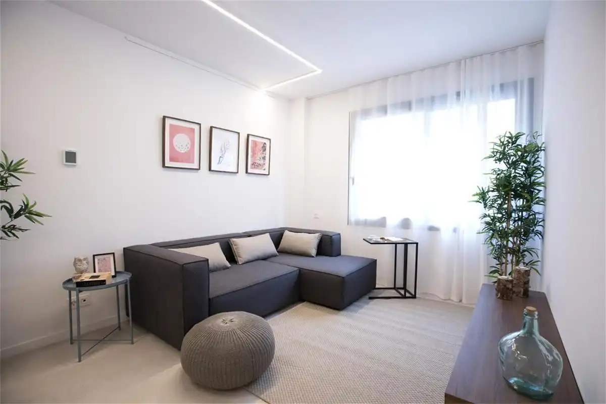 Sala de estar de Piso de alquiler en Donostia - San Sebastián 