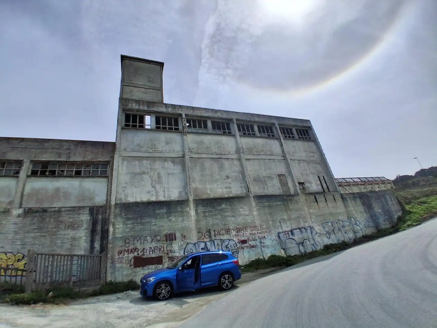 Vista exterior de Nave industrial en venta en Arteixo