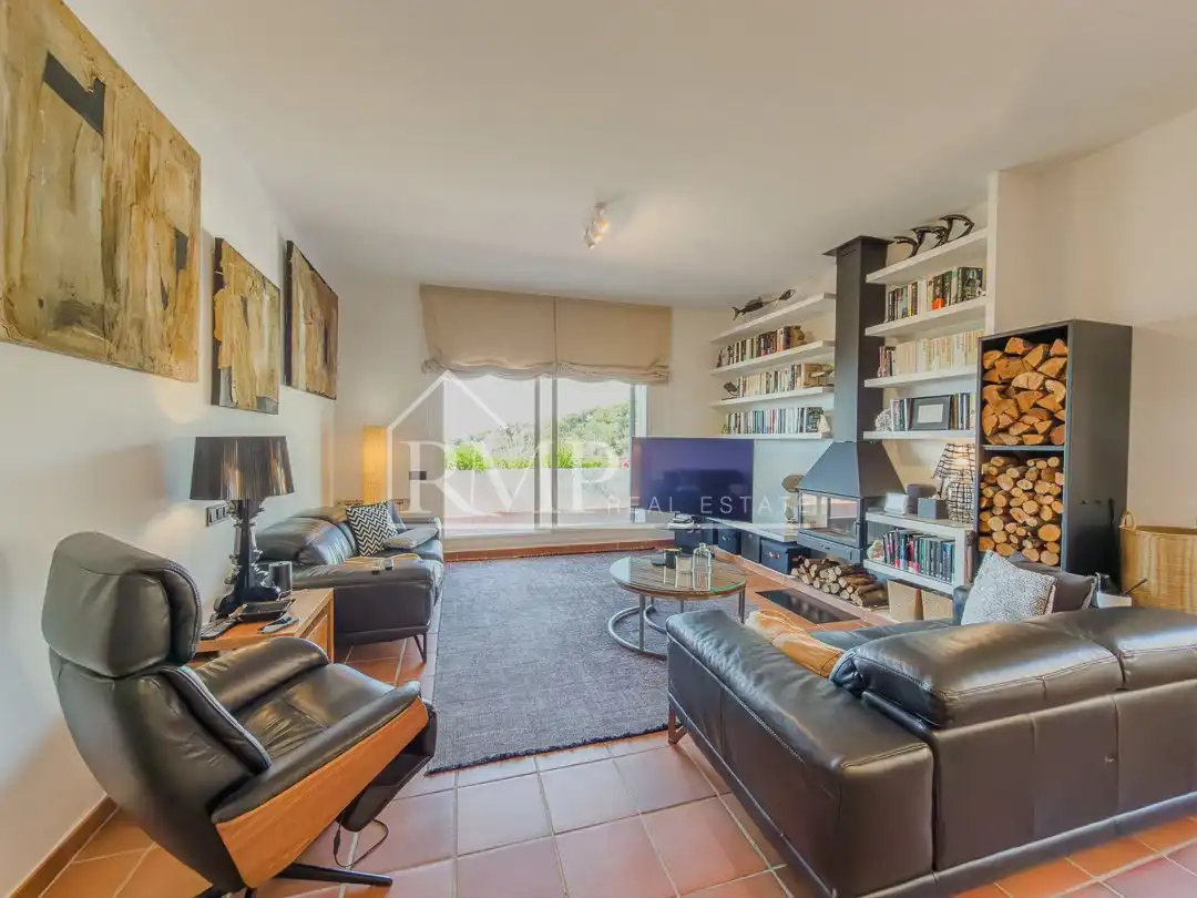 Living room of Detached homes for sale in Sant Andreu de Llavaneres  with Air Conditioner, Heating and Terrace