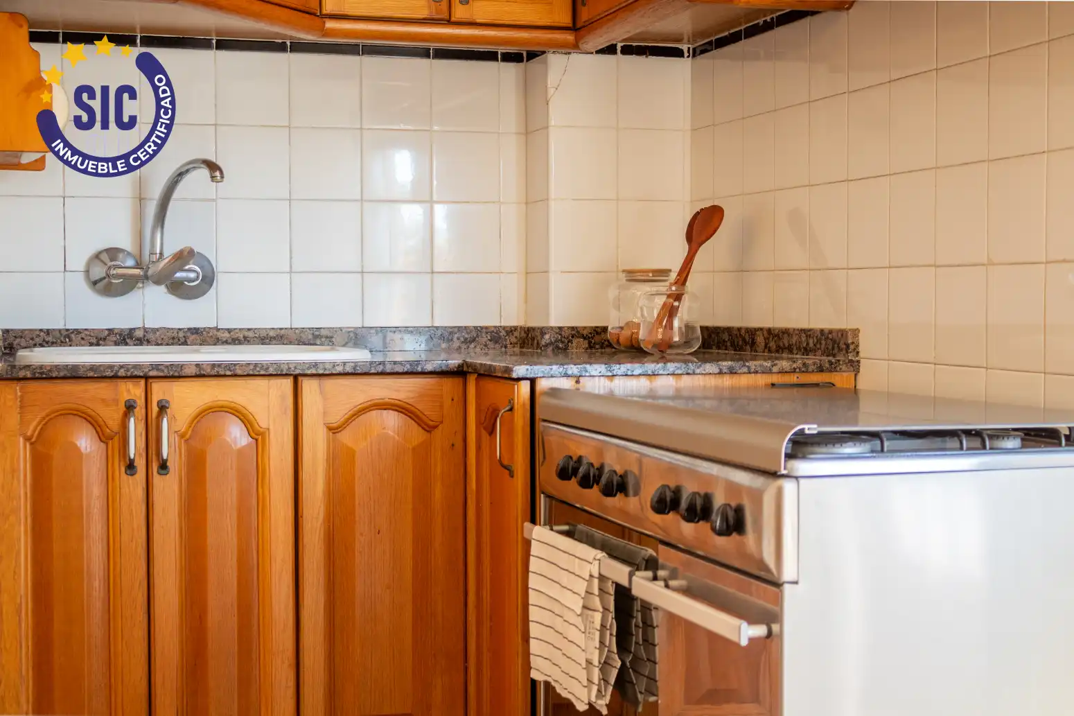Küche von Wohnung zum Verkauf in Sagunto / Sagunt mit Balkon