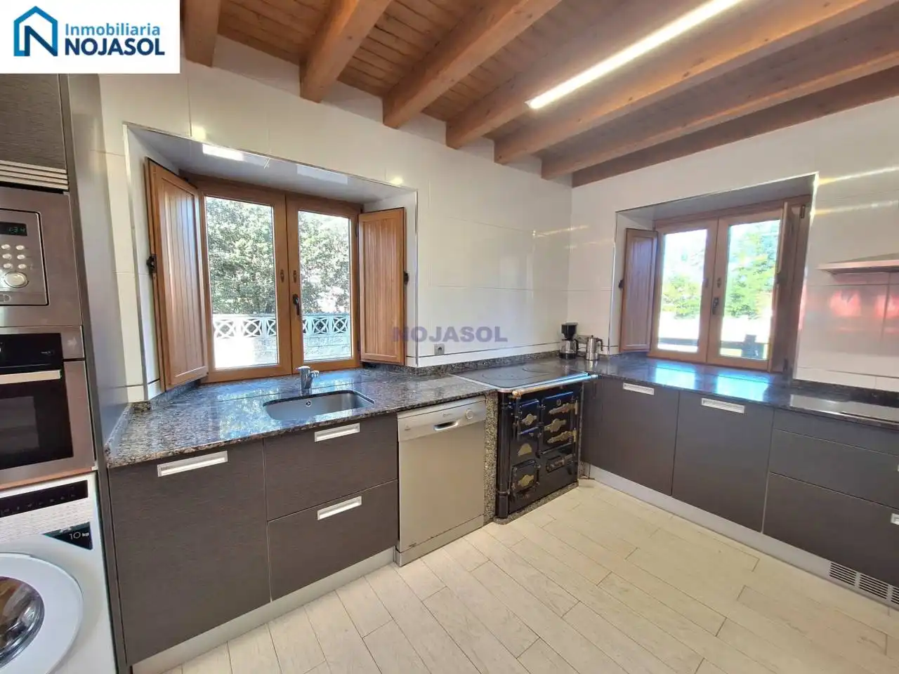 Cocina de Casa o chalet de alquiler en Noja con Calefacción, Jardín privado y Terraza