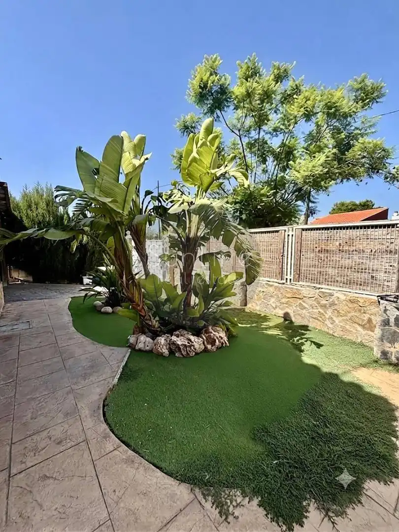 Jardín de Casa o chalet en venta en Moncada con Aire acondicionado, Jardín privado y Terraza