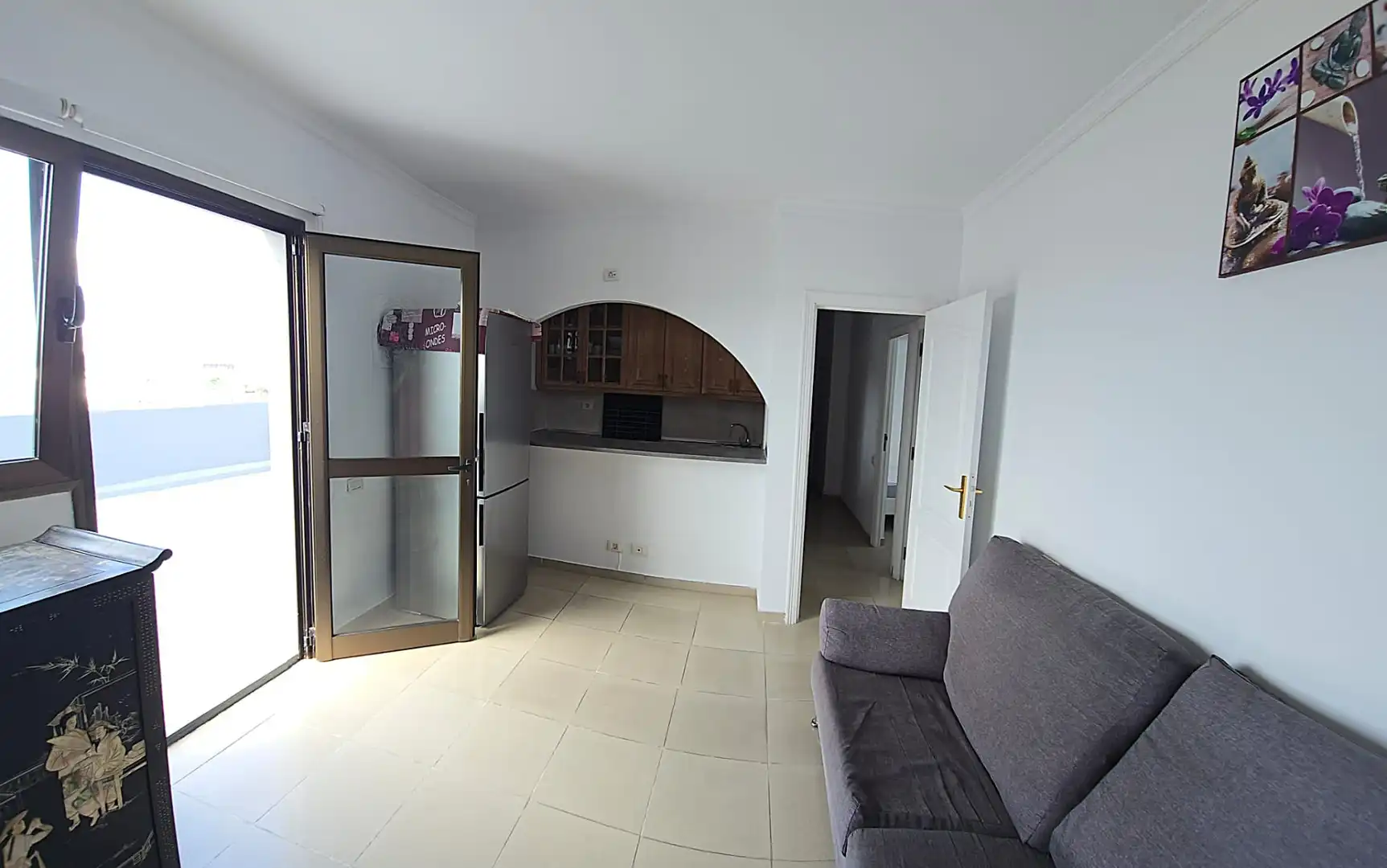 Sala d'estar de Àtic de lloguer en Las Palmas de Gran Canaria amb Terrassa, Moblat i Forn