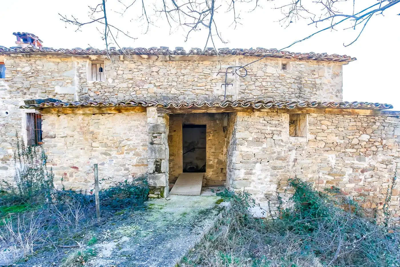 Vista exterior de Finca rústica en venta en Les Llosses con Jardín privado