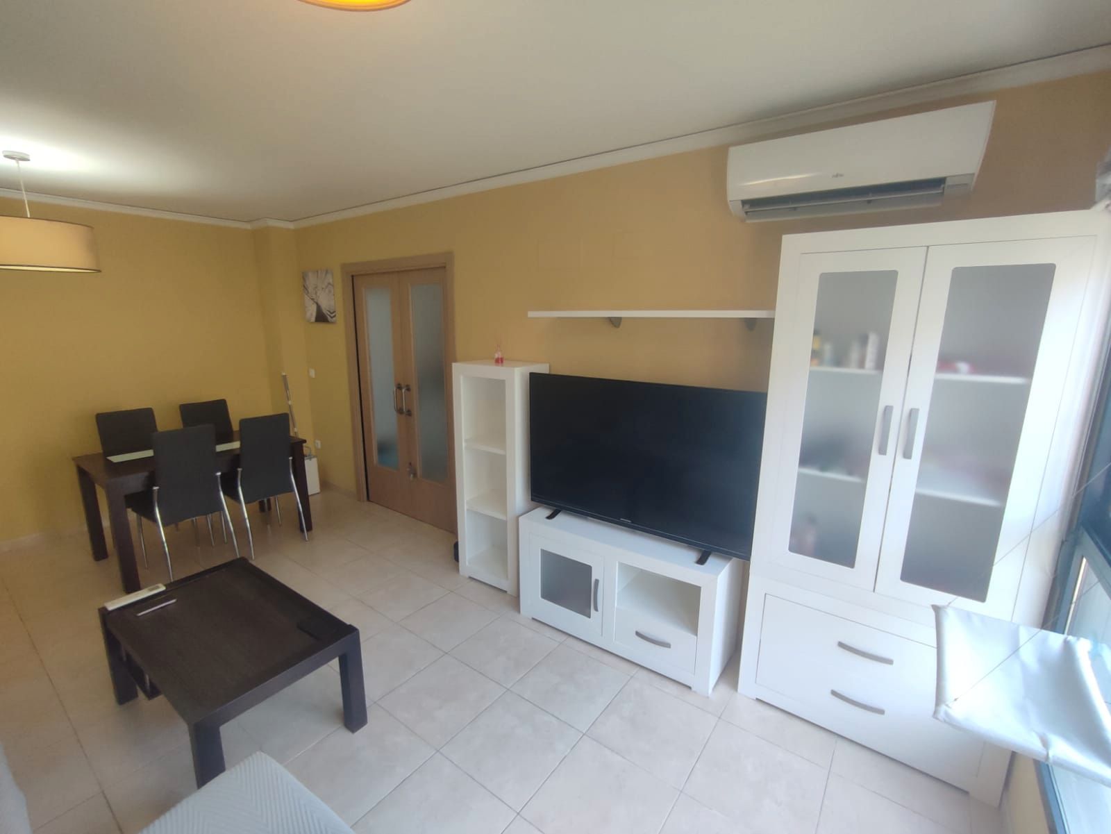 Living room of Flat for sale in Castellón de la Plana / Castelló de la Plana  with Air Conditioner and Furnished