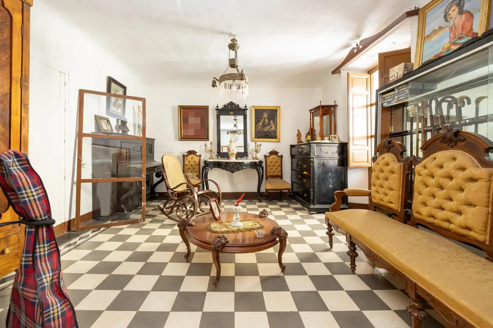 Sala de estar de Casa o chalet en venta en Alhendín con Jardín privado y Terraza