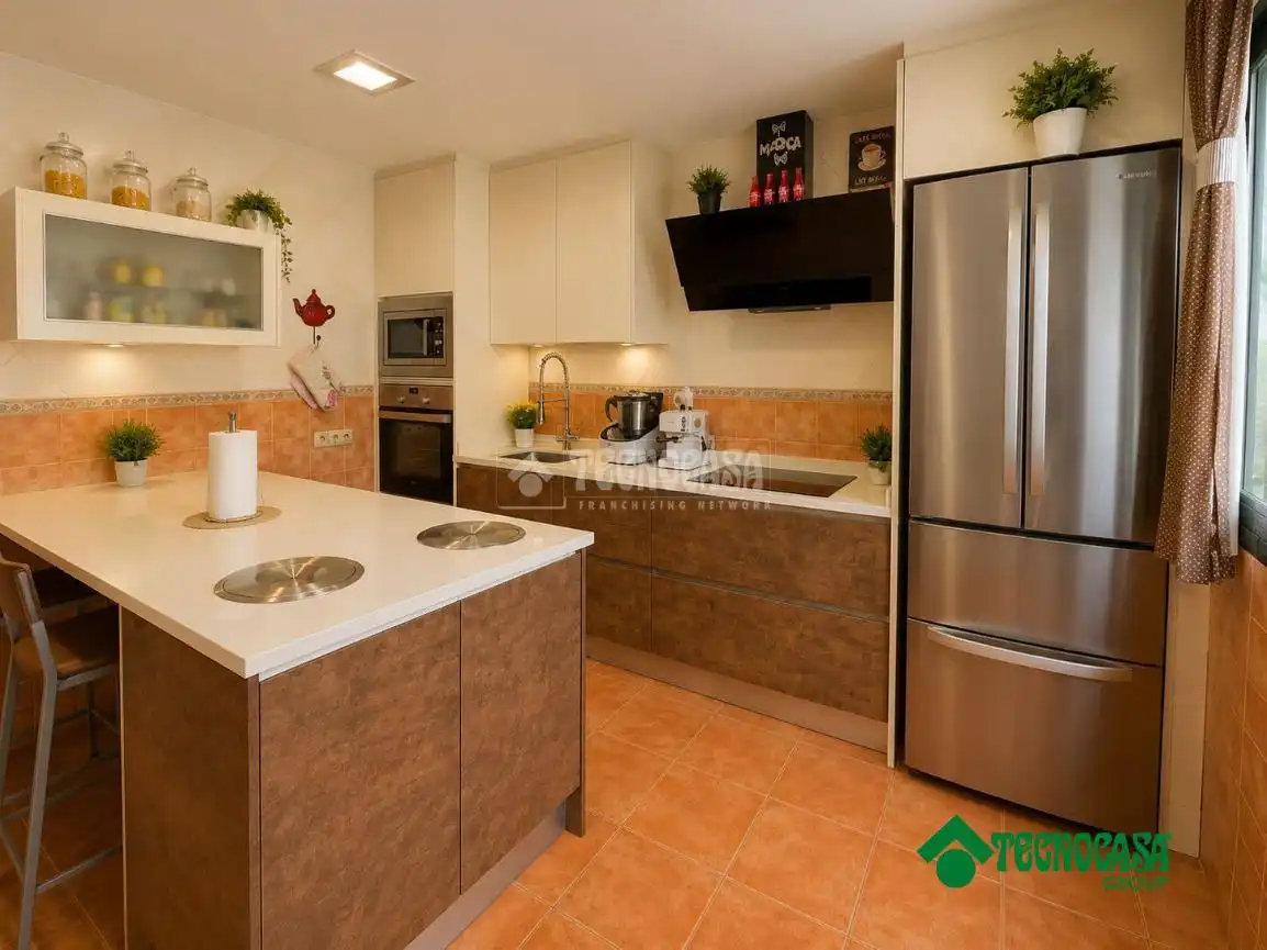 Cocina de Casa adosada en venta en Torrijos con Aire acondicionado, Calefacción y Jardín privado