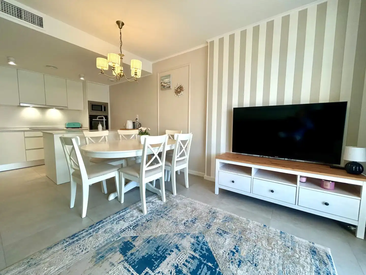 Menjador de Apartament en venda en Orihuela amb Aire condicionat, Jardí privat i Terrassa