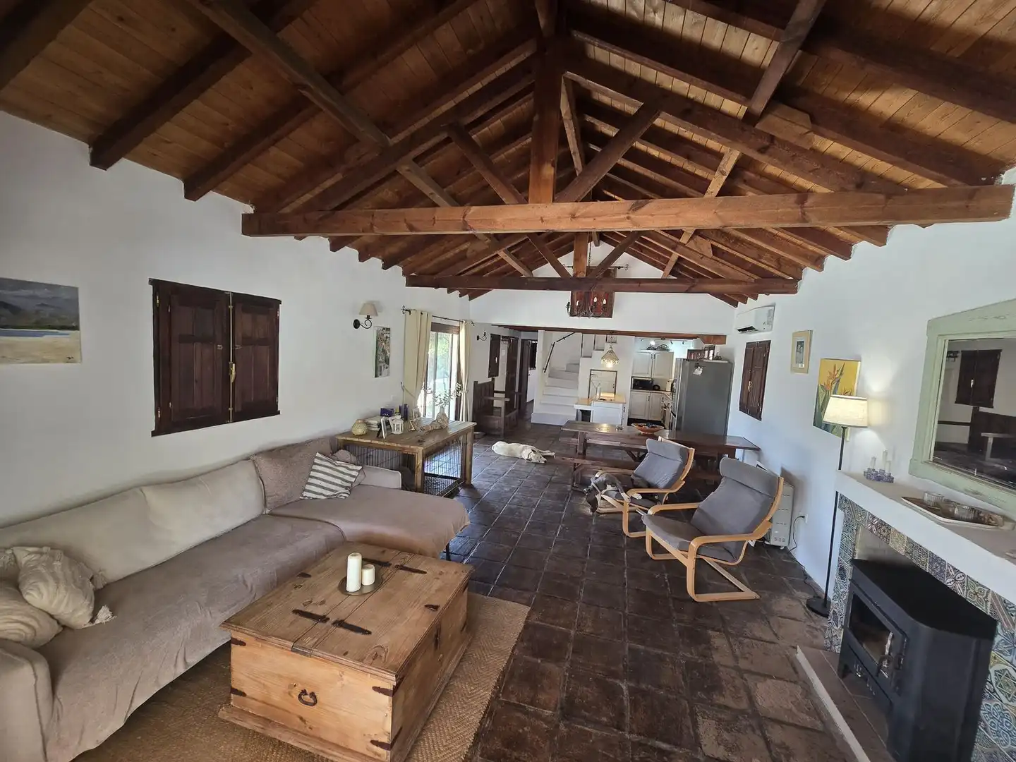 Living room of Houses for sale in Monda  with Air Conditioner, Terrace and Swimming Pool