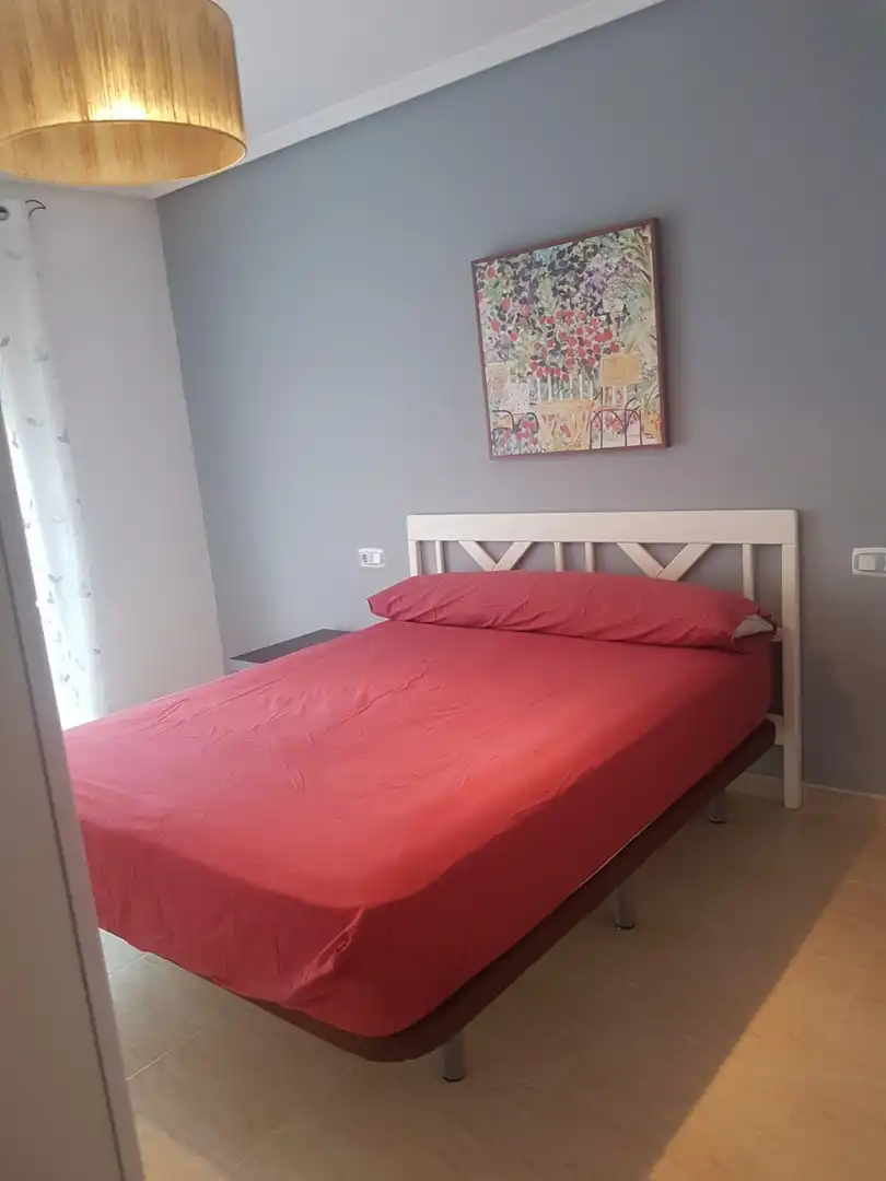 Bedroom of Flat for rent in Roquetas de Mar  with Air Conditioner, Heating and Furnished