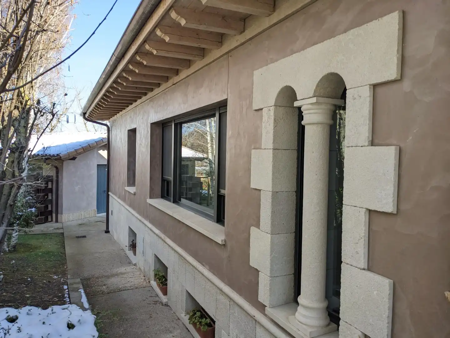 Vista exterior de Casa o chalet en venta en Ayegui / Aiegi con Aire acondicionado, Jardín privado y Terraza