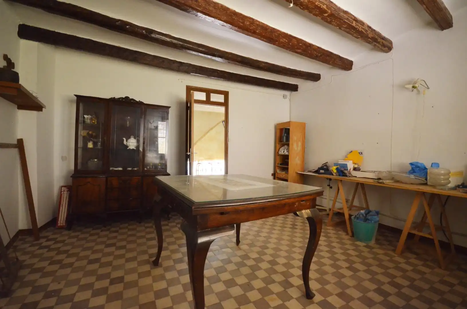 Menjador de Finca rústica en venda en Reus amb Jardí privat i Piscina