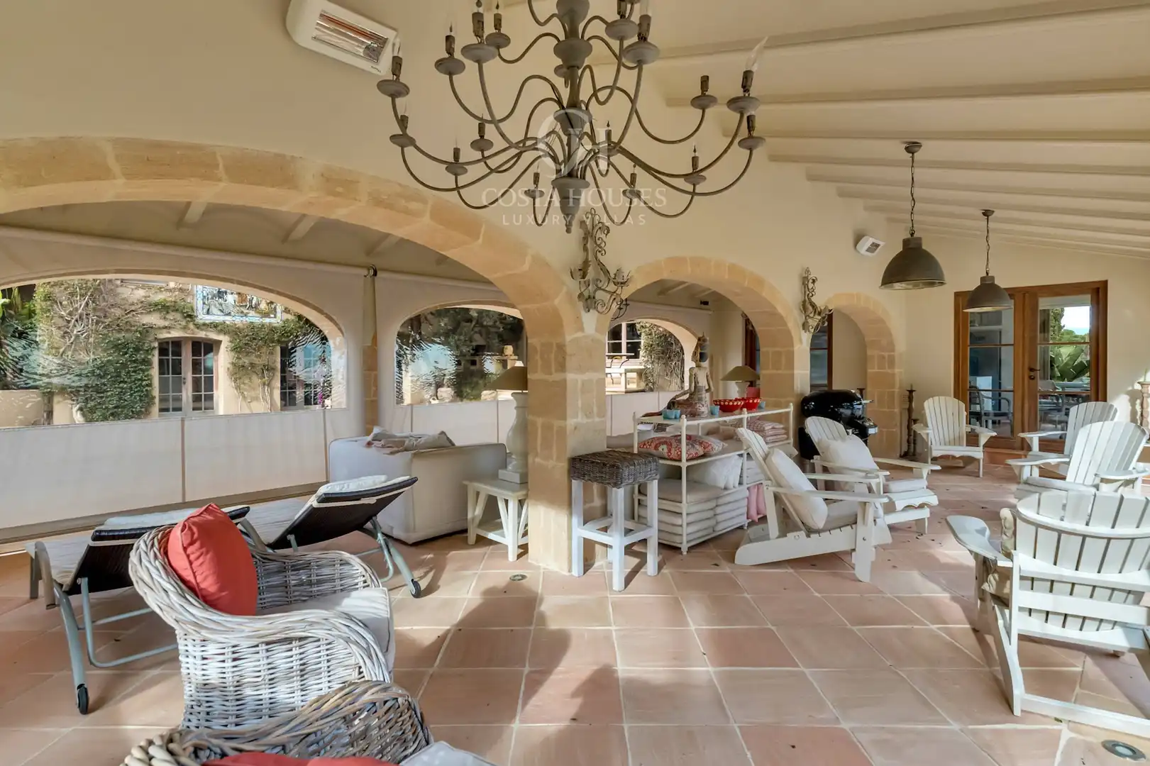 Terraza de Casa o chalet en venta en Jávea / Xàbia con Aire acondicionado, Calefacción y Jardín privado
