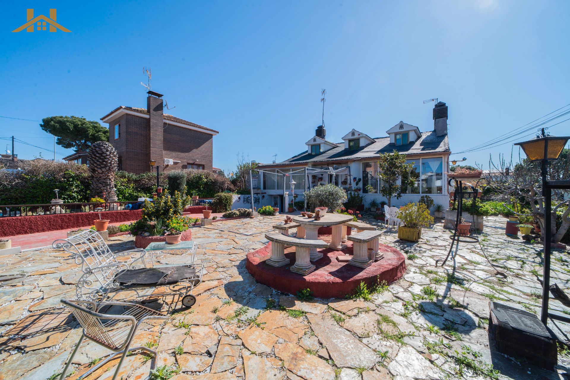 Terrassa de Casa o xalet en venda en Móstoles amb Aire condicionat, Calefacció i Jardí privat