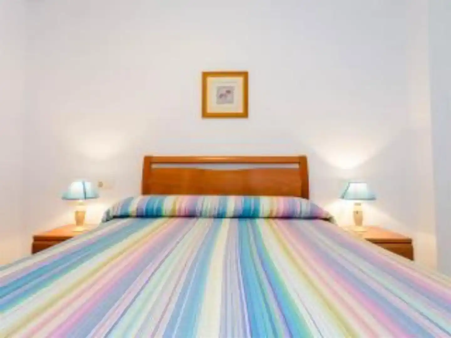 Schlafzimmer von Wohnungen zur Miete in Oropesa del Mar / Orpesa mit Klimaanlage, Schwimmbad und Balkon