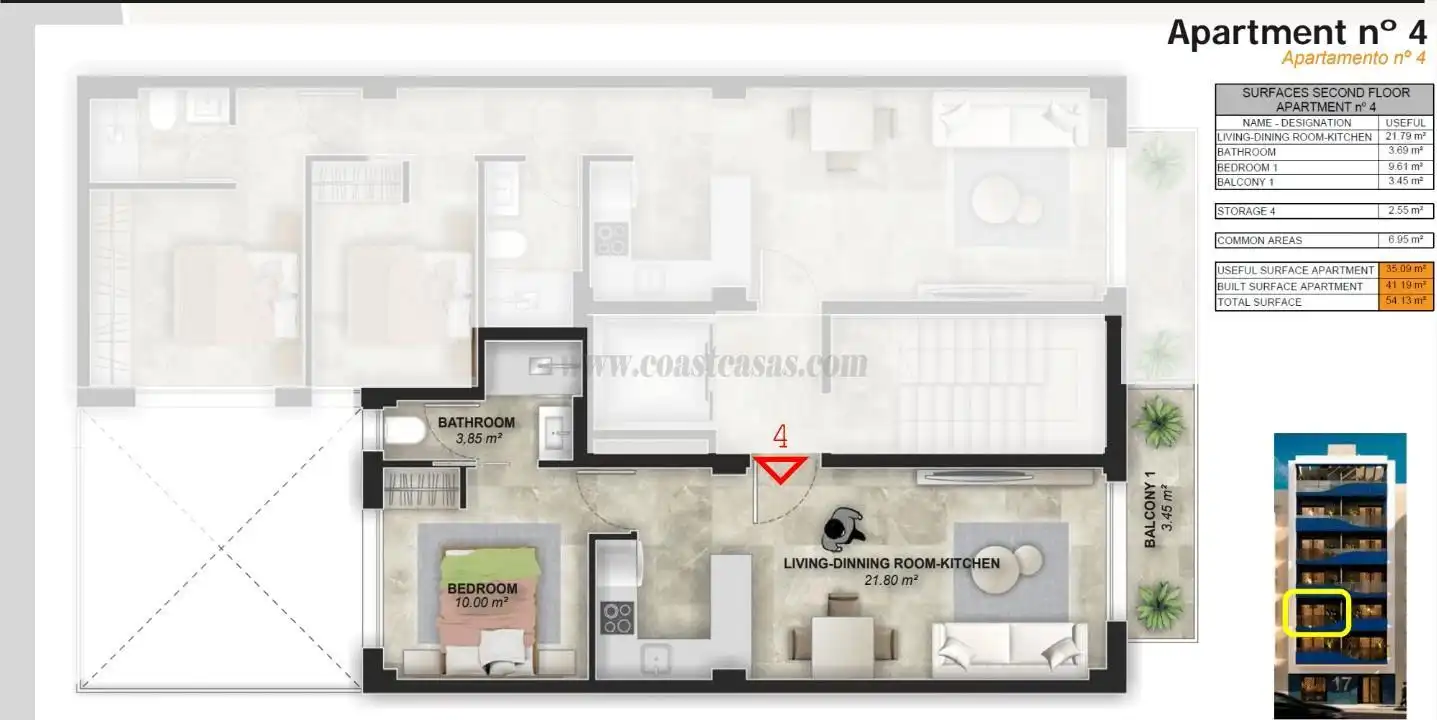 Apartamento con piscina en venta en Playa del Acequión, Náufragos y Rocío del Mar, imagen 30