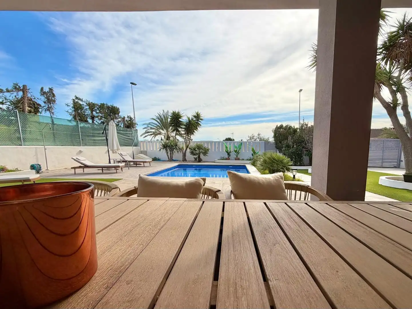 Jardín de Casa o chalet en venta en Elche / Elx con Aire acondicionado, Jardín privado y Terraza