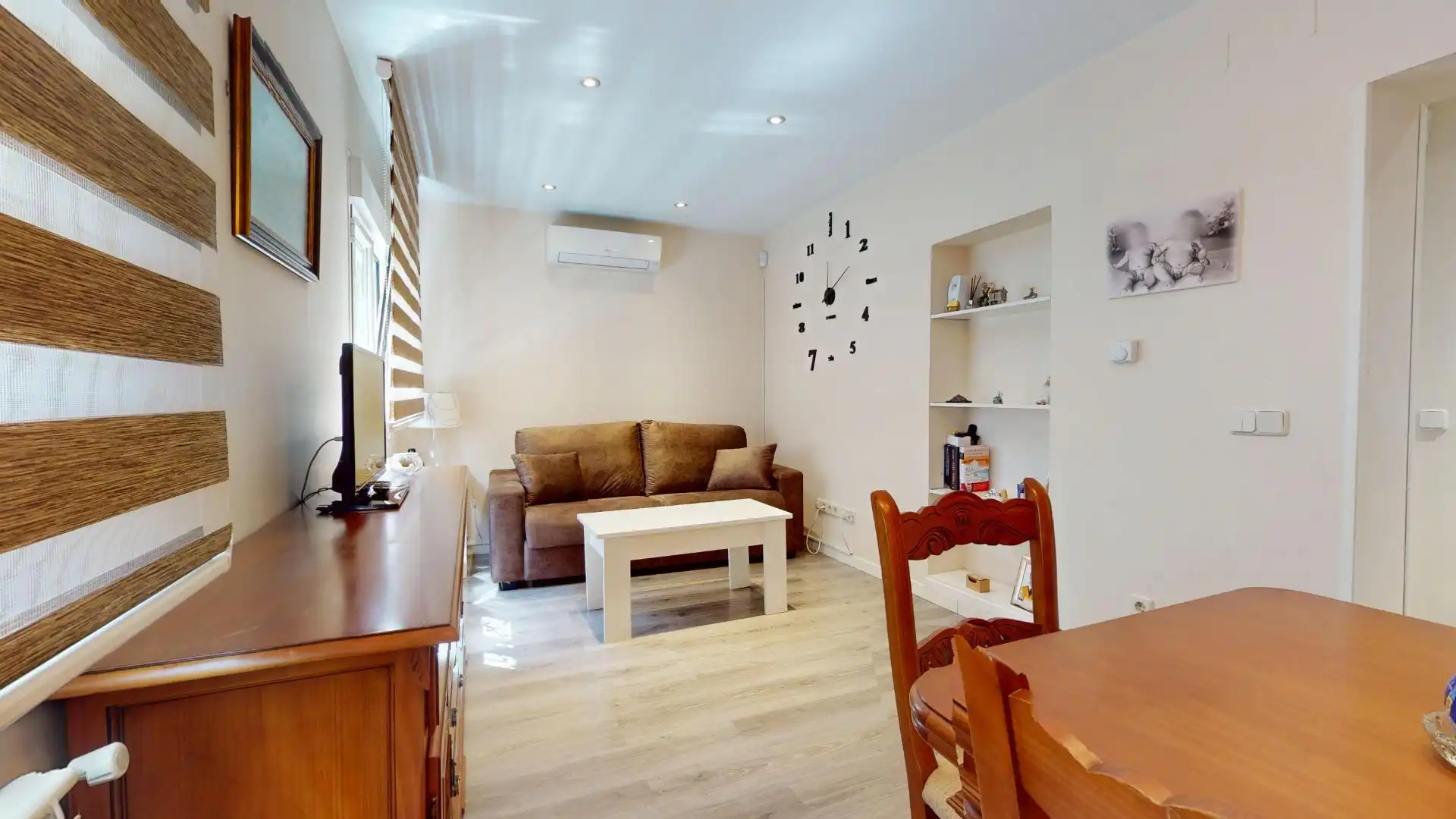 Wohnzimmer von Wohnung zum Verkauf in Madrid mit Klimaanlage, Heizung und Möbliert