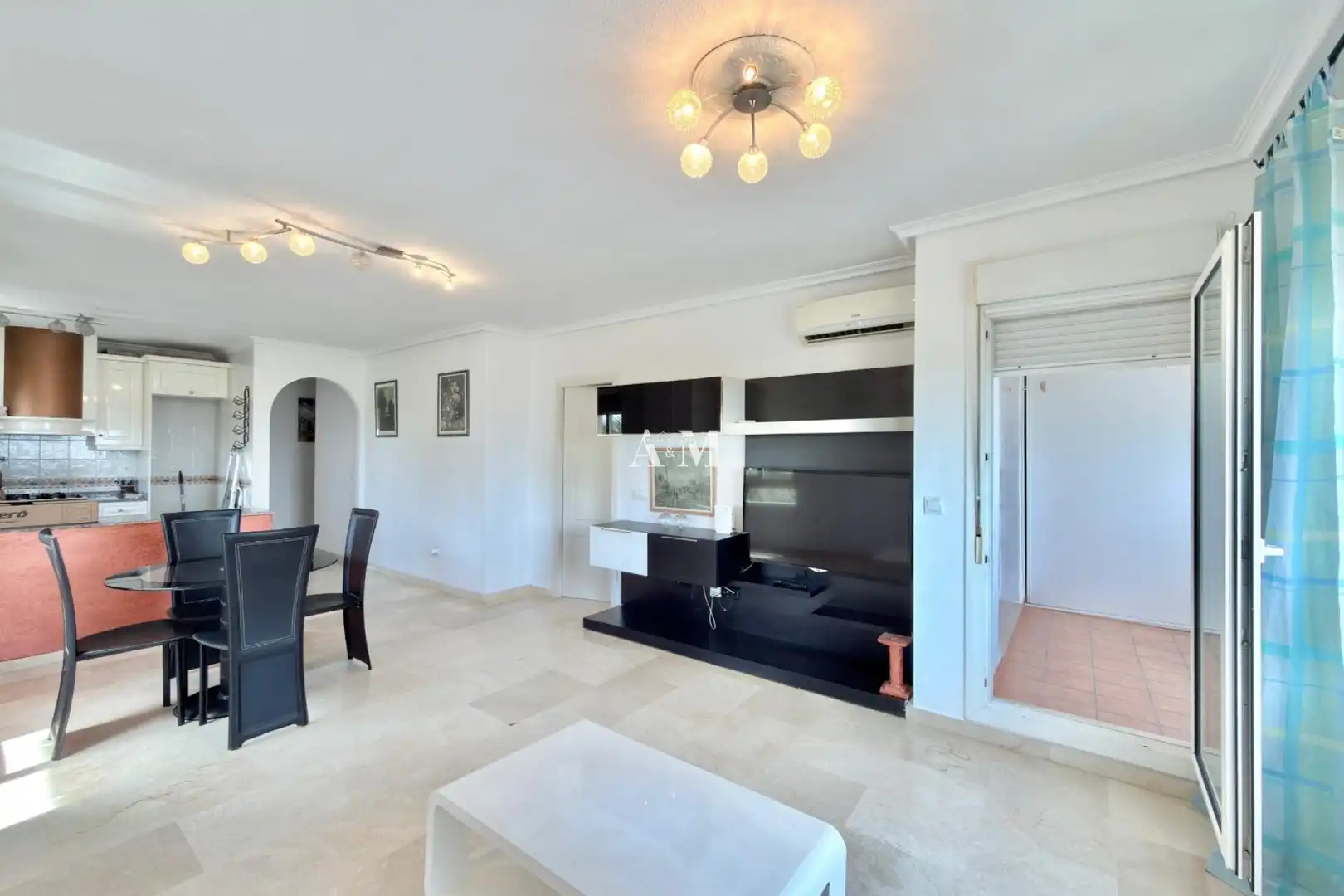 Living room of Flat for rent in Orihuela  with Air Conditioner, Heating and Swimming Pool