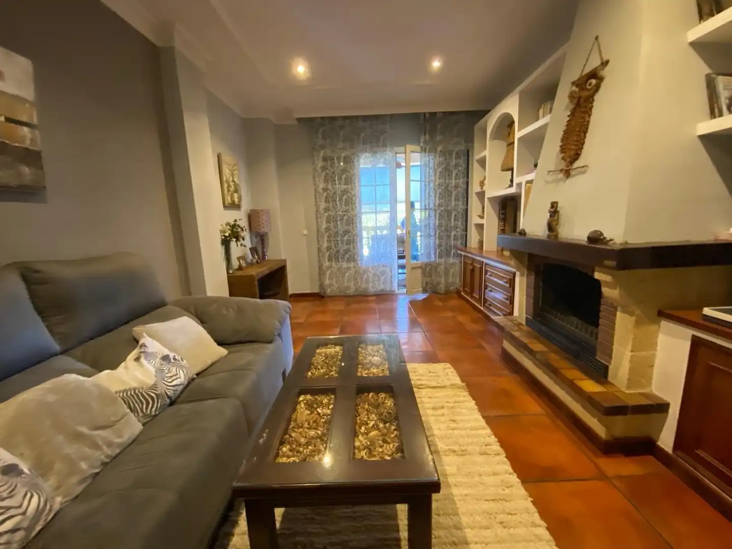 Sala de estar de Casa o chalet en venta en Badajoz con Aire acondicionado, Jardín privado y Terraza