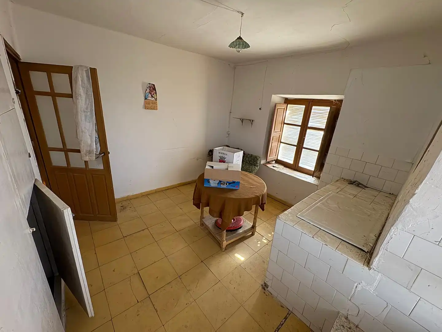Cocina de Finca rústica en venta en Villalba de la Loma con Jardín privado y Trastero