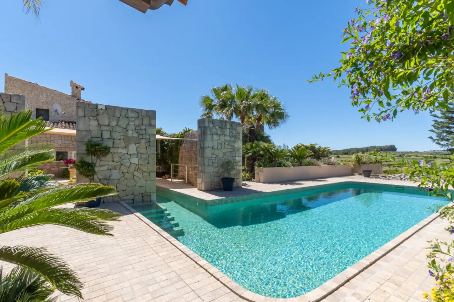 Piscina de Finca rústica en venta en Benissa con Aire acondicionado, Calefacción y Jardín privado