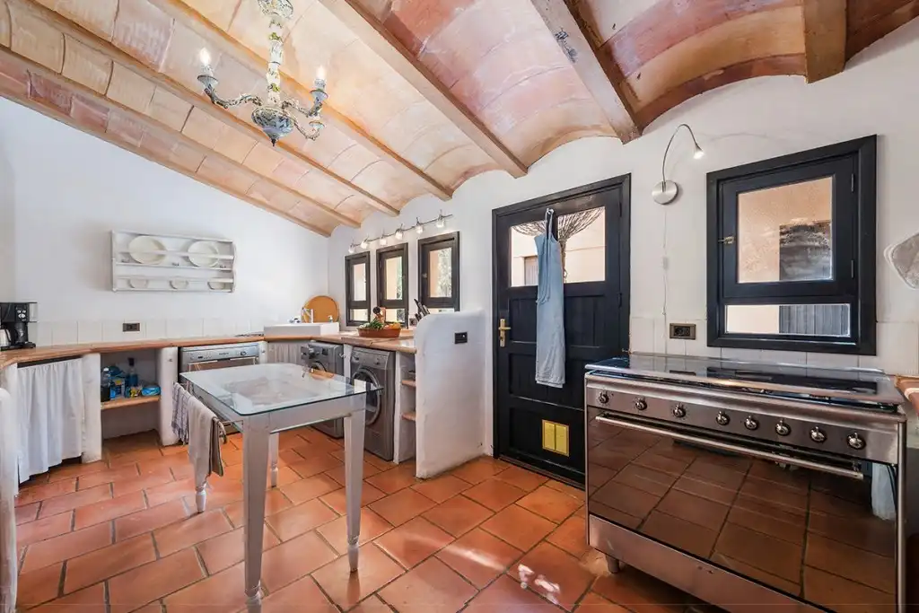 Cocina de Finca rústica en venta en Santanyí con Calefacción, Jardín privado y Terraza