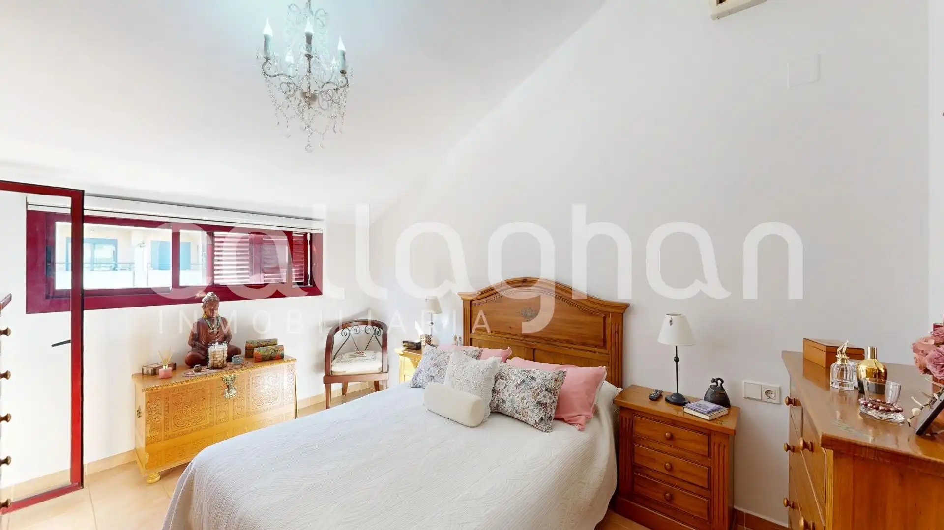 Schlafzimmer von Einfamilien-Reihenhaus zum Verkauf in Canet d'En Berenguer mit Klimaanlage, Heizung und Privatgarten