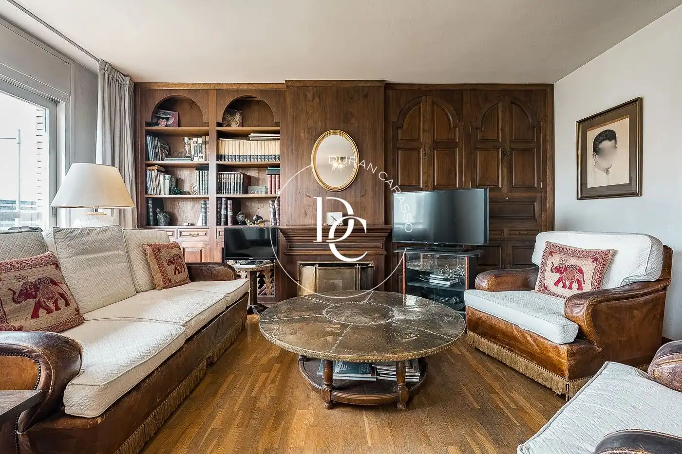 Sala de estar de Piso en venta en Barcelona con Calefacción y Balcón