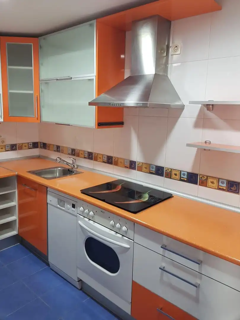 Cocina de Ático en venta en Venta de Baños con Calefacción, Parquet y Terraza
