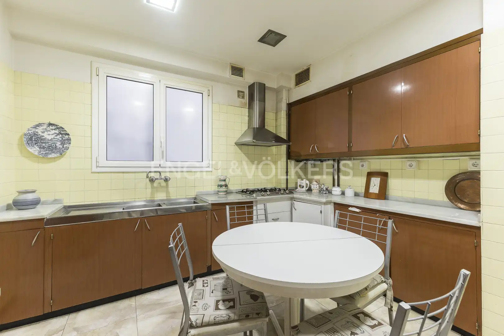 Kitchen of Flat for sale in Barcelona  with Heating, Parquet flooring and Furnished