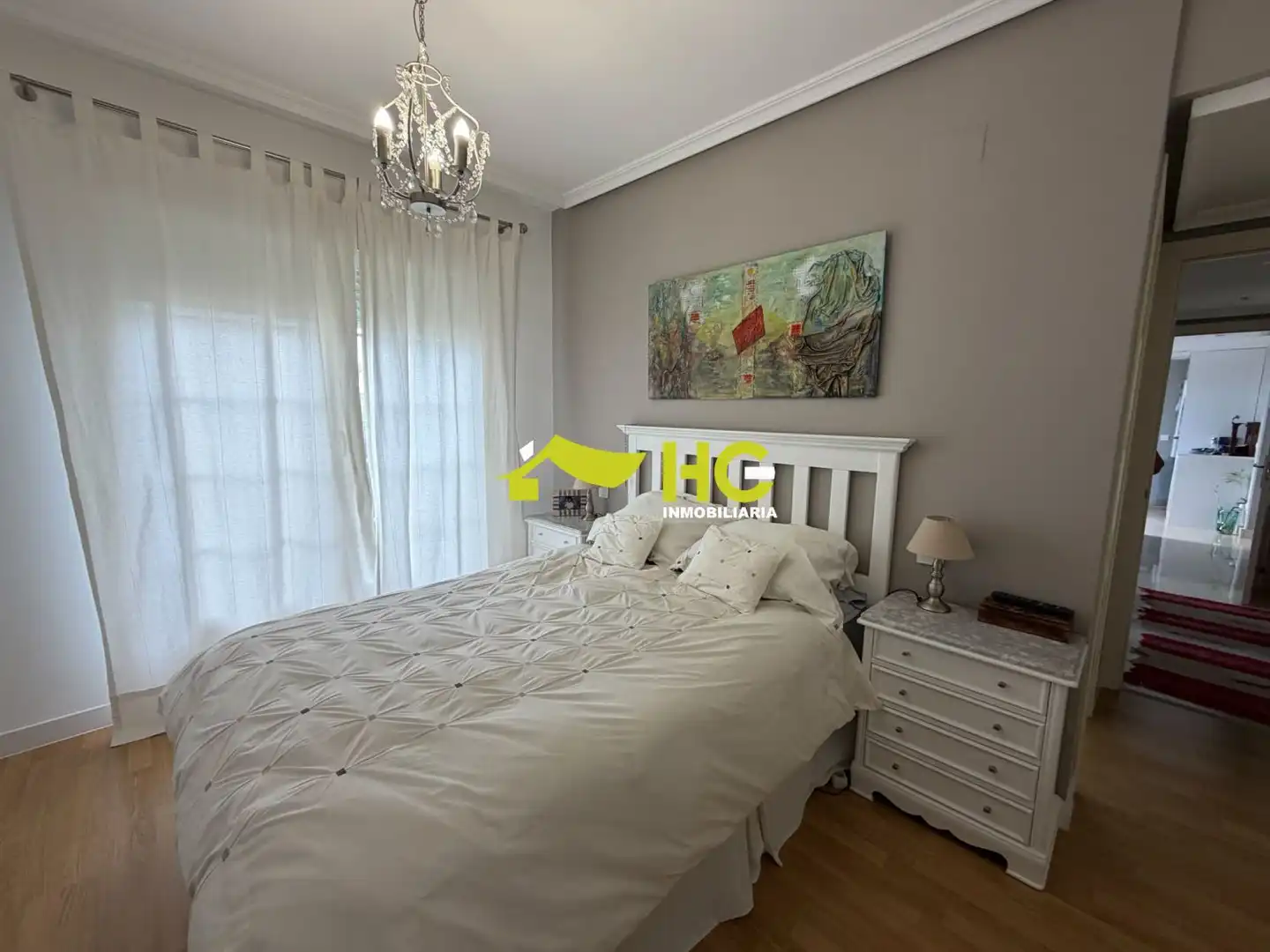 Schlafzimmer von Dachboden zur Miete in Villaviciosa de Odón mit Klimaanlage, Heizung und Terrasse