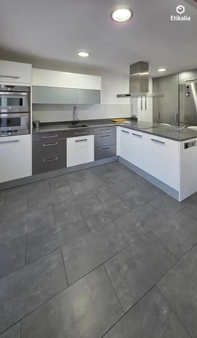 Cocina de Piso de alquiler en Portugalete con Calefacción y Terraza