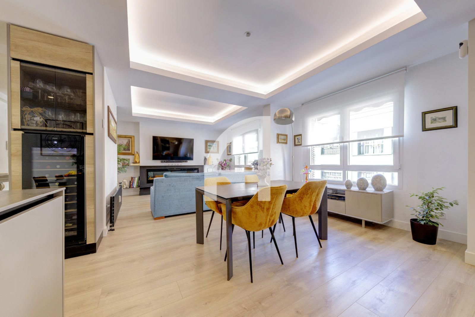 Menjador de Pis en venda en  Madrid Capital amb Aire condicionat, Calefacció i Terrassa