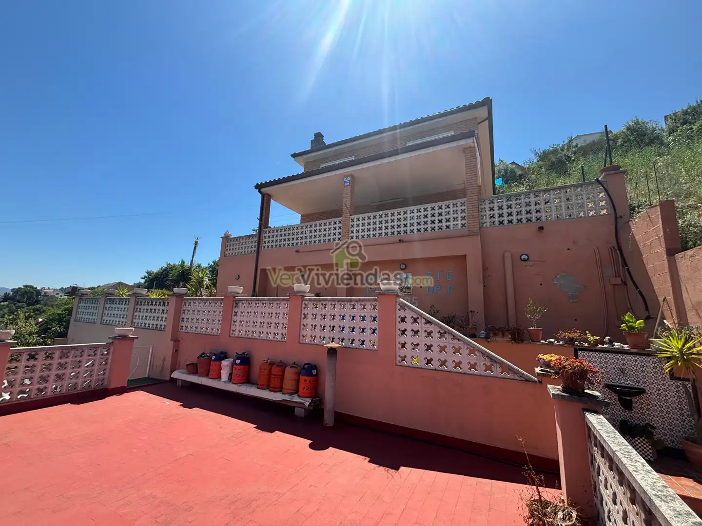 Exterior view of Houses for sale in Cervelló  with Air Conditioner, Heating and Private garden