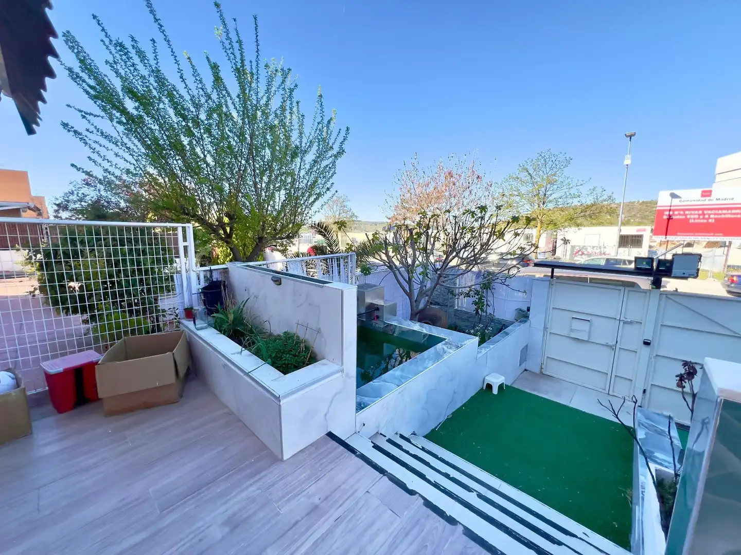 Terraza de Casa o chalet en venta en Rivas-Vaciamadrid con Aire acondicionado, Calefacción y Jardín privado