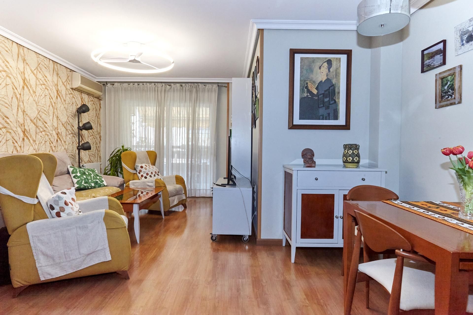 Living room of Flat for sale in  Jaén Capital  with Air Conditioner, Heating and Private garden
