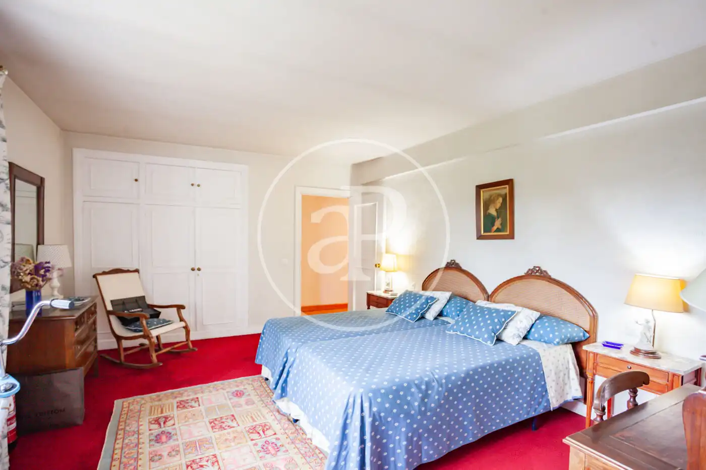 Bedroom of Houses for sale in Madrid  with Heating, Private garden and Terrace