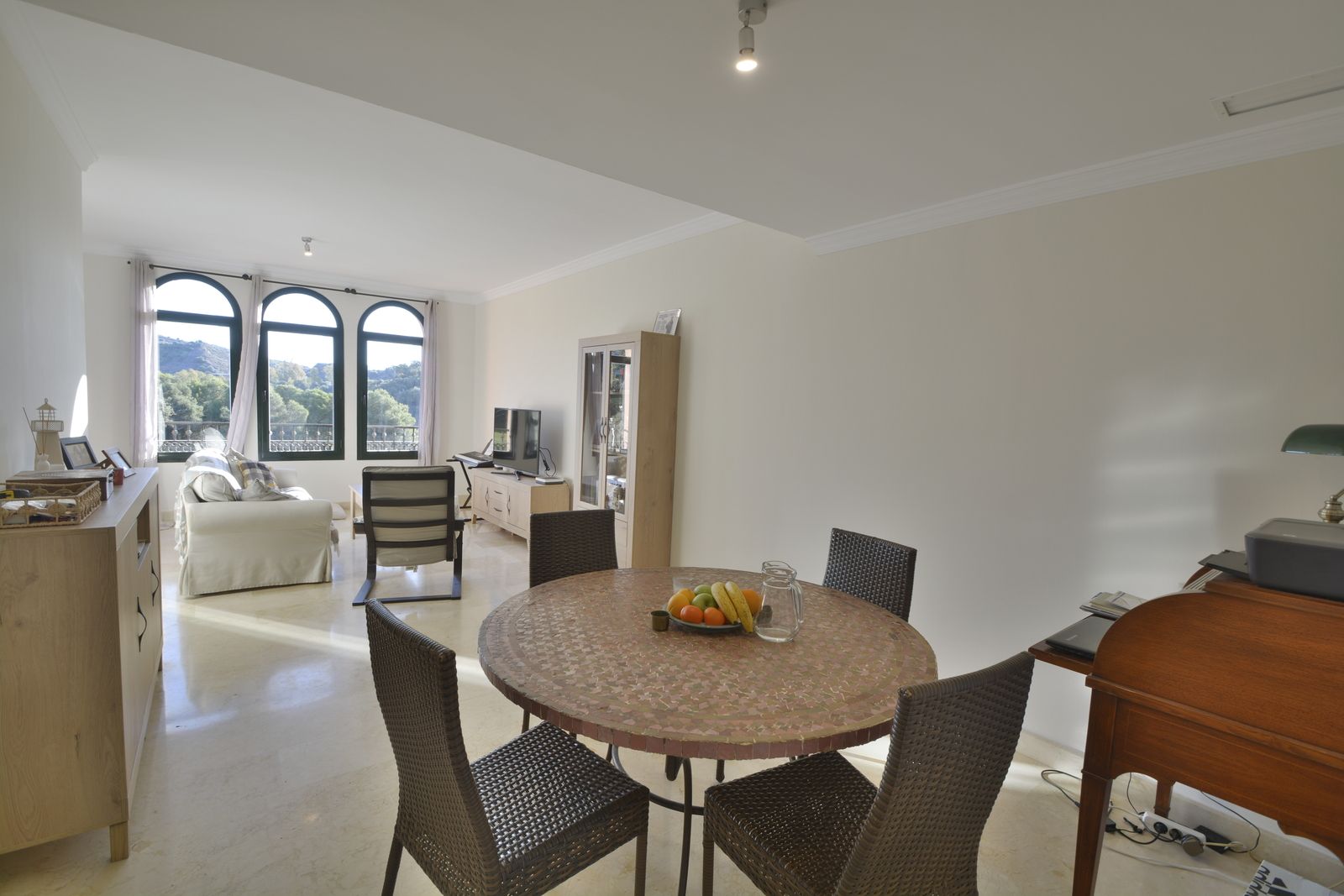Dining room of Apartment for sale in Marbella  with Air Conditioner, Heating and Private garden