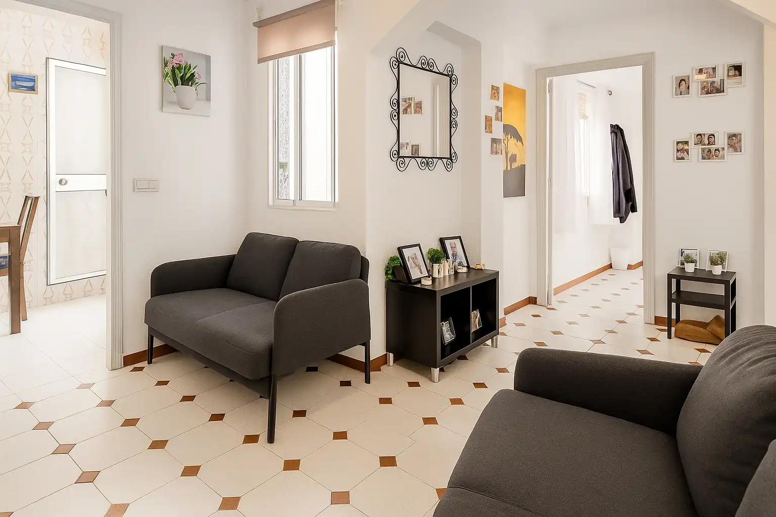 Sala de estar de Ático en venta en Marbella con Aire acondicionado, Calefacción y Amueblado