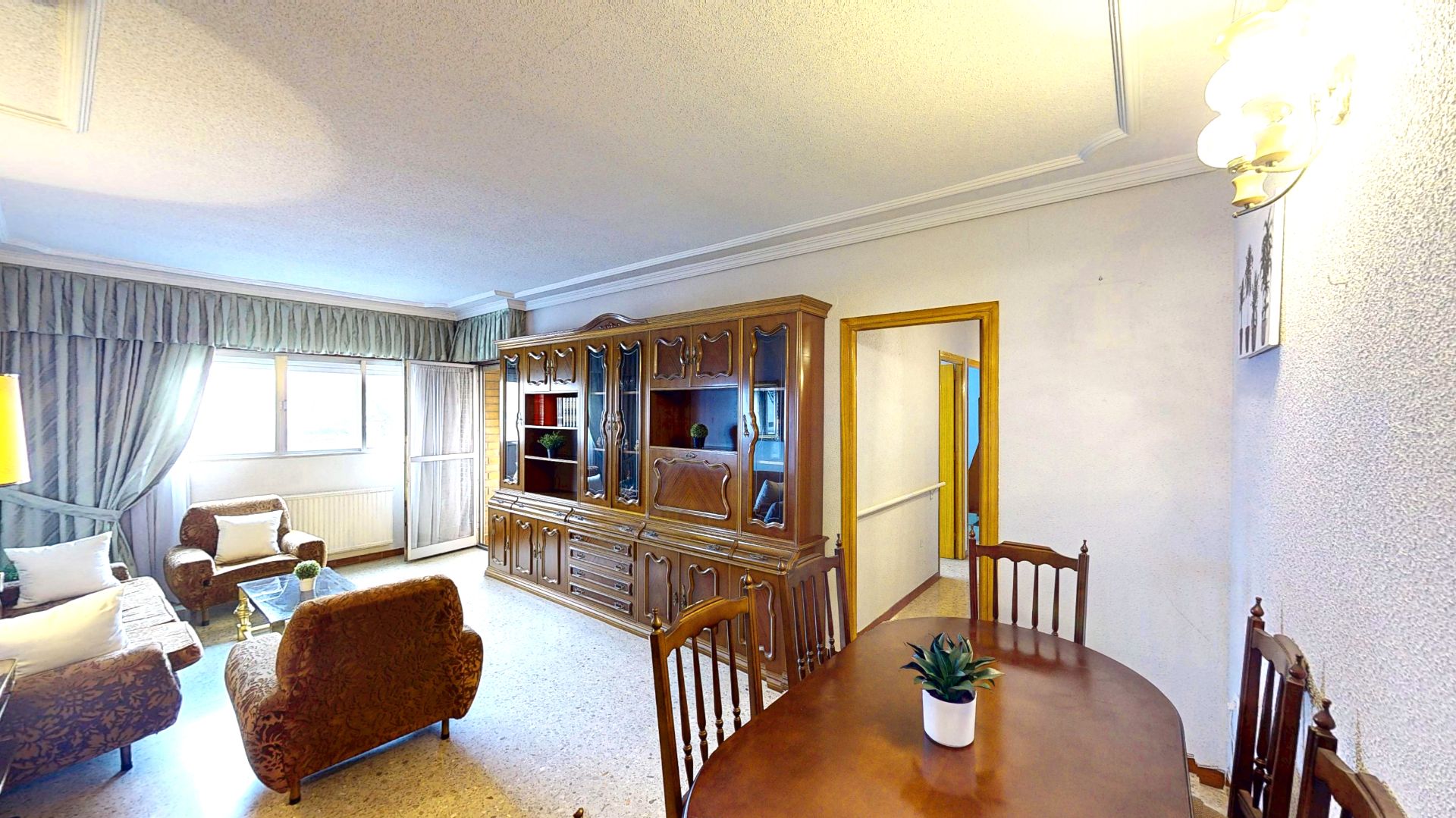 Living room of Flat for sale in  Madrid Capital  with Air Conditioner, Heating and Terrace